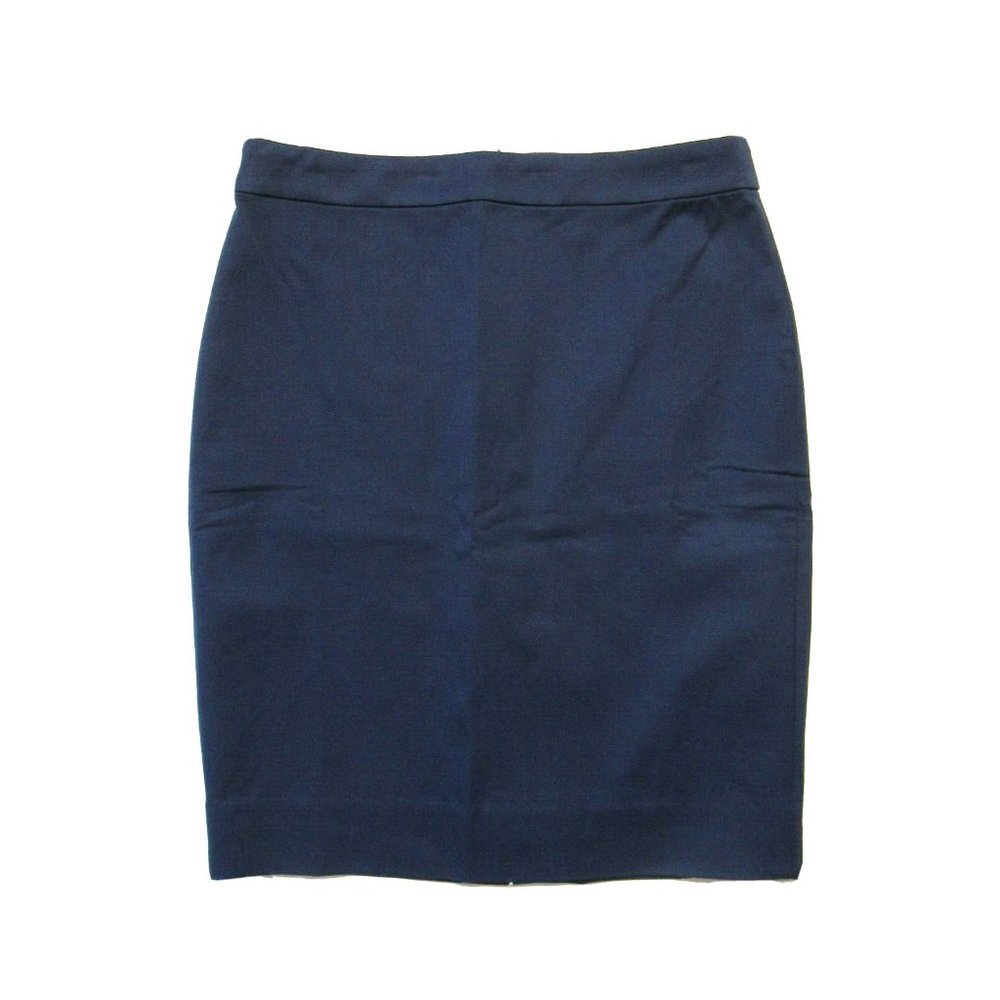 J. Crew Dark Blue Pencil Skirt